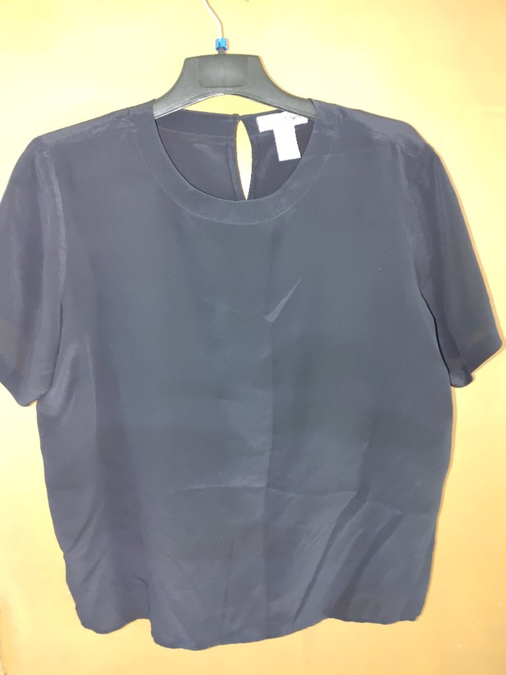 ANNA And FRANK Woman's 100% Silk Short Sleeves Blouse Size 20 NWOT